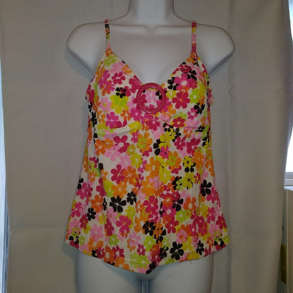 a.n.a Tankini Top Size 12